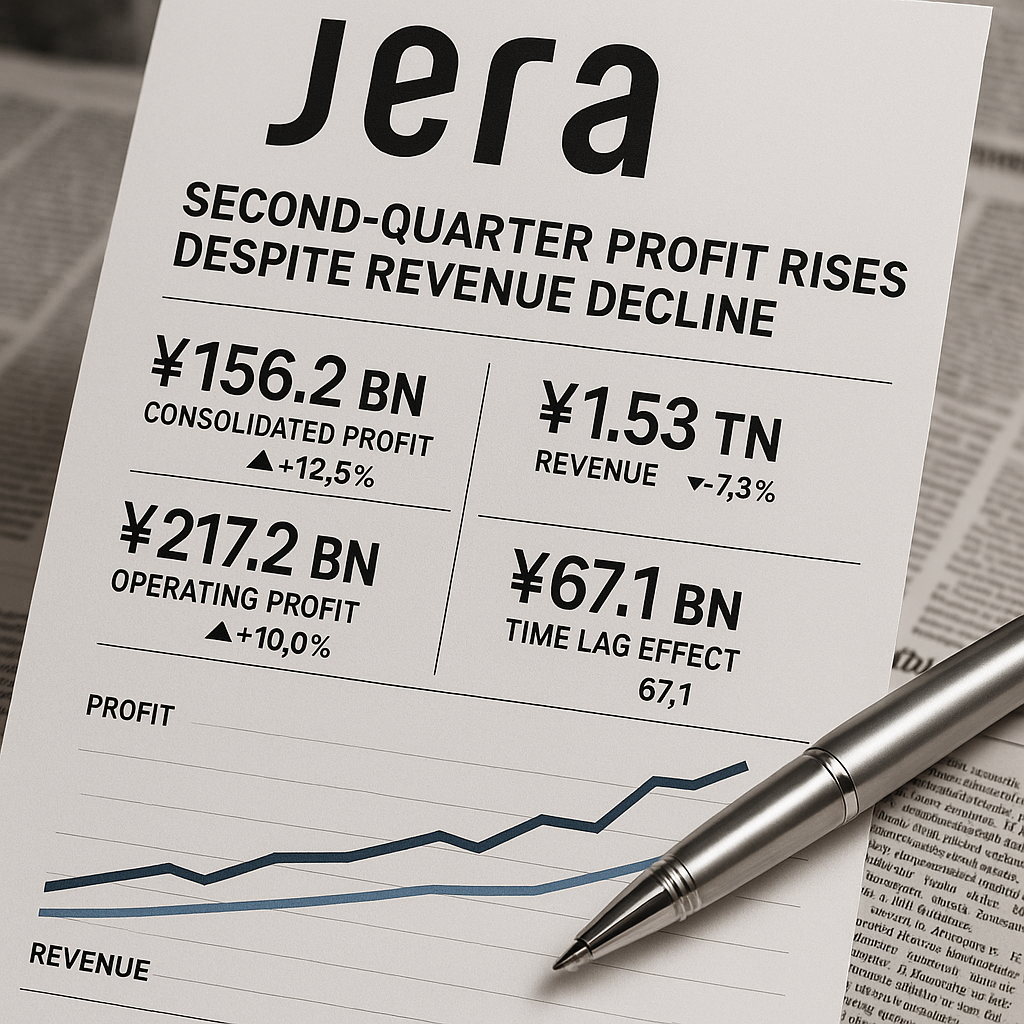 JERA Reports Increased Profit Despite Revenue Declines Amid Fuel Pricing Challenges