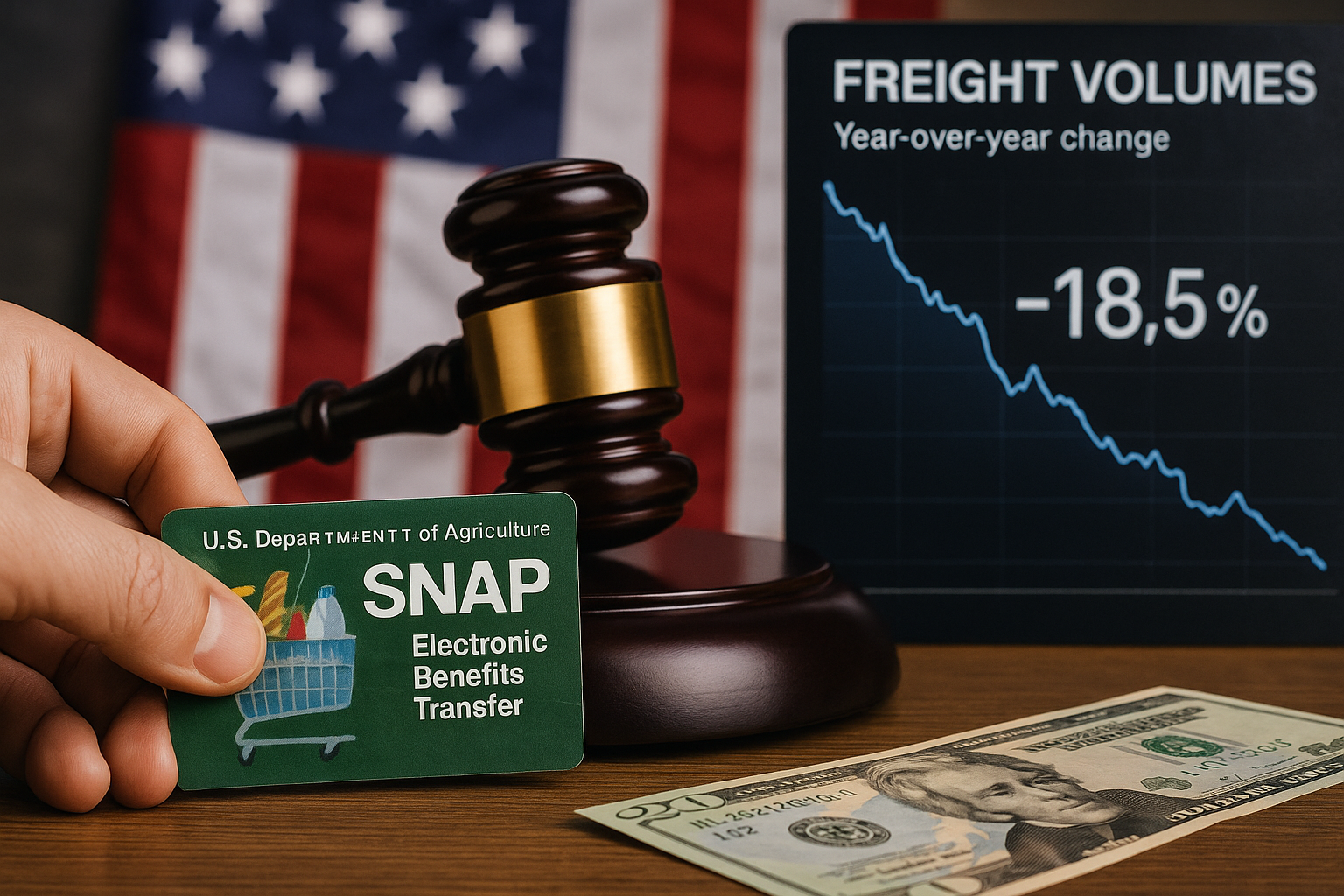 Potential Impact of SNAP Benefit Reductions on Freight Market