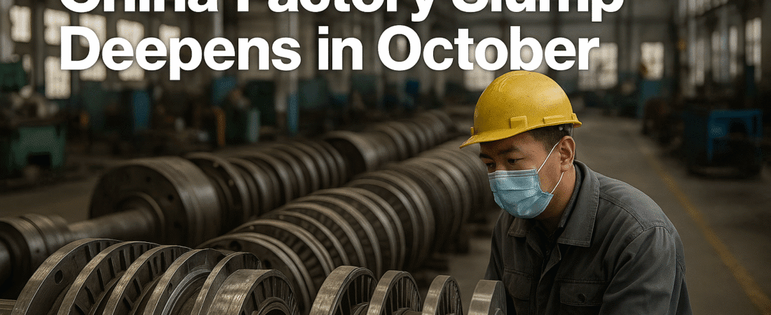 China’s Manufacturing Sector Faces Deepest Decline in Nearly a Decade