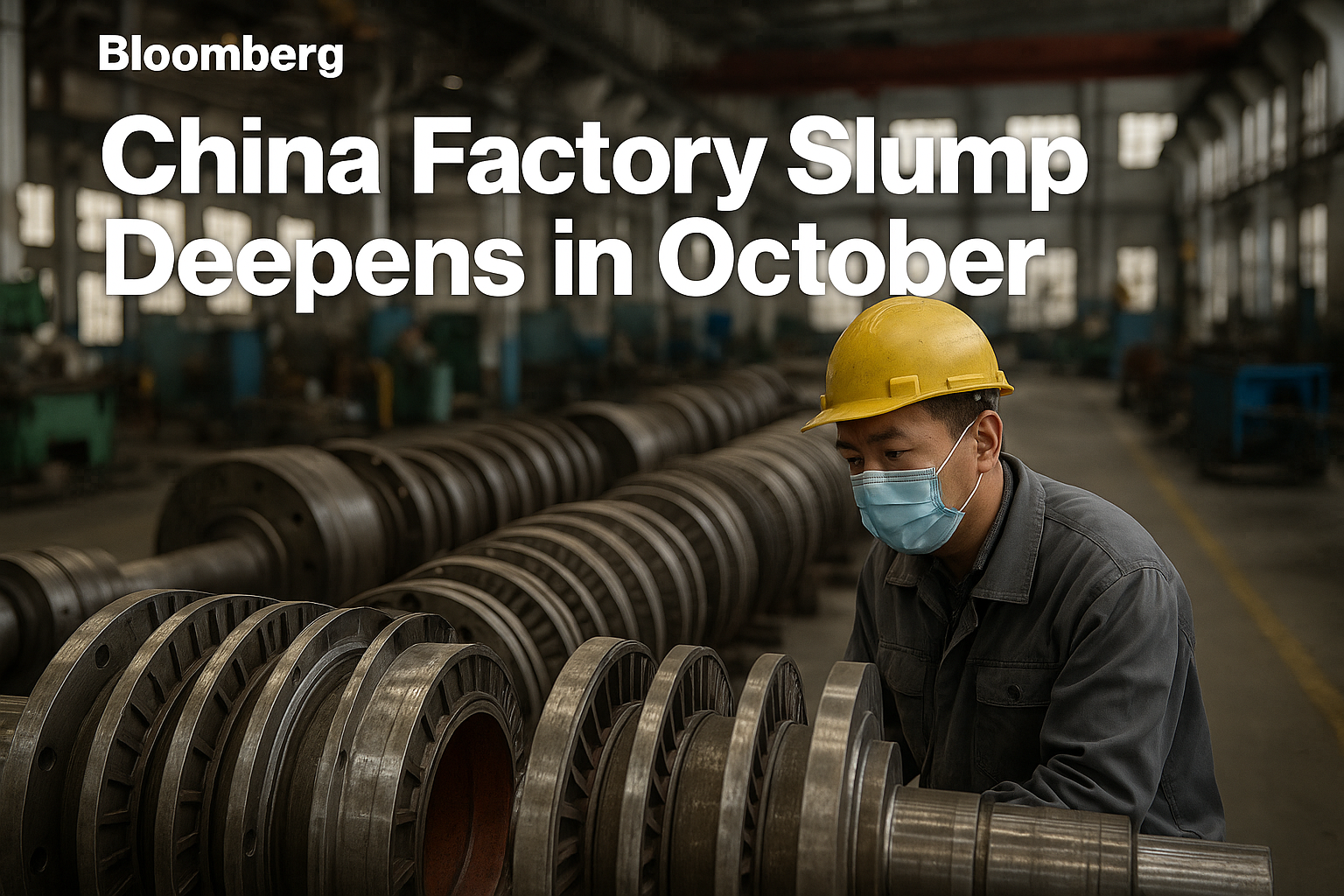 China’s Manufacturing Sector Faces Deepest Decline in Nearly a Decade