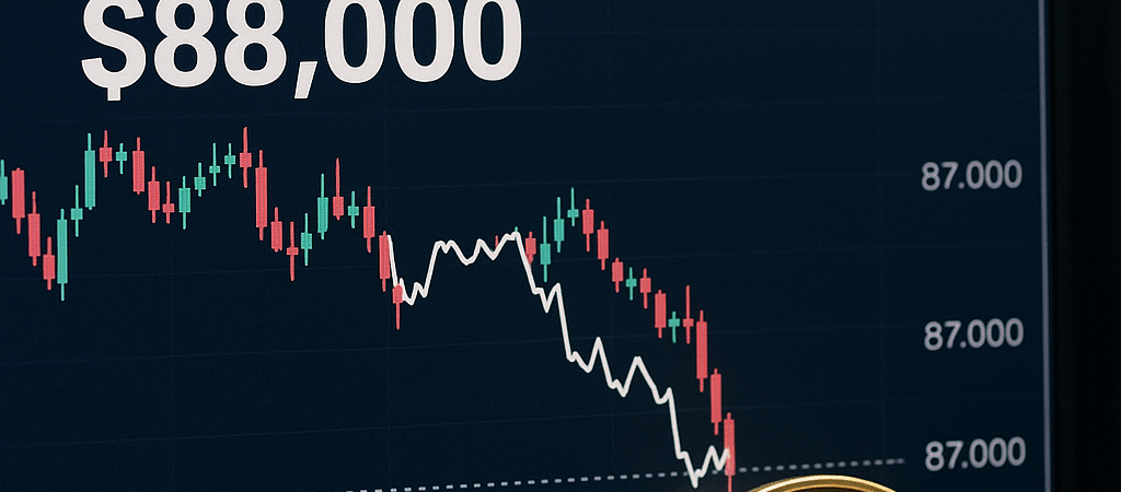 Bitcoin Approaches $88,000 Amid Resurgence of Fed Rate Cut Expectations