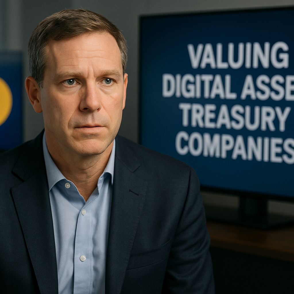 Bitwise’s Matt Hougan Discusses Why Many Crypto Treasury Firms Should Trade at a Discount