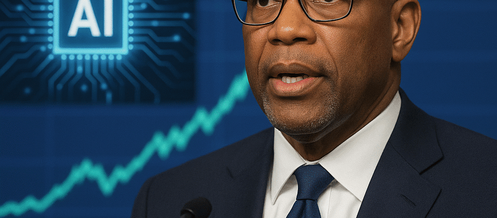 Fed’s Jefferson: Current AI Stock Surge Not Poised for Dot-Com Style Bust