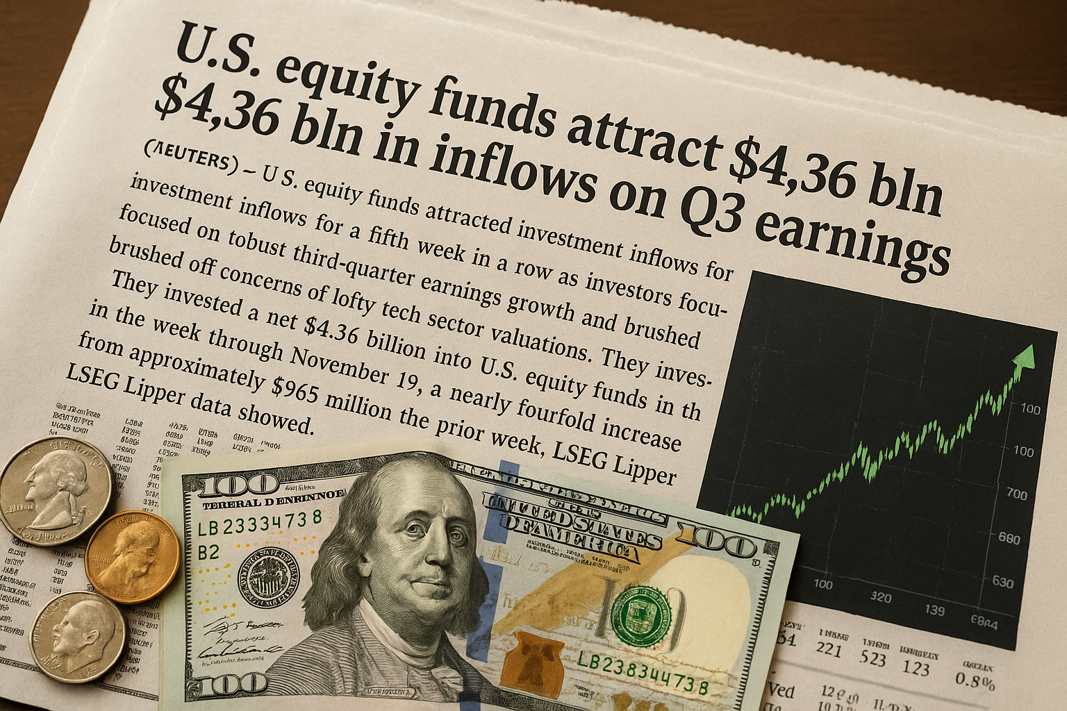 US Equity Funds Experience Fifth Consecutive Week of Inflows Driven by Strong Earnings
