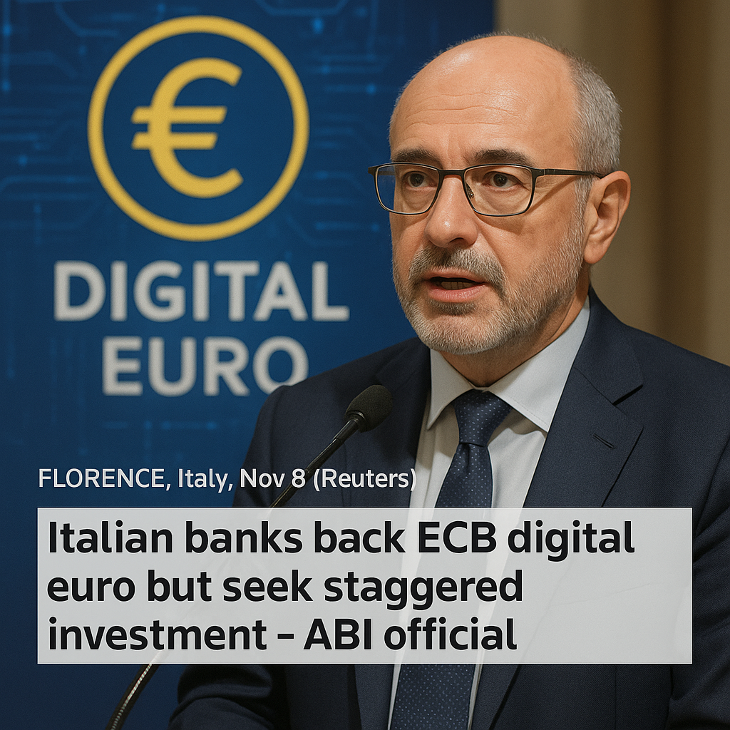 Italian Banks Support Digital Euro, Advocate for Phased Investment