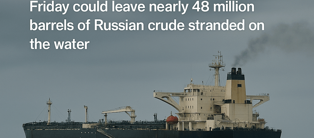 US Sanctions Risk Leaving Russian Oil Stranded at Sea
