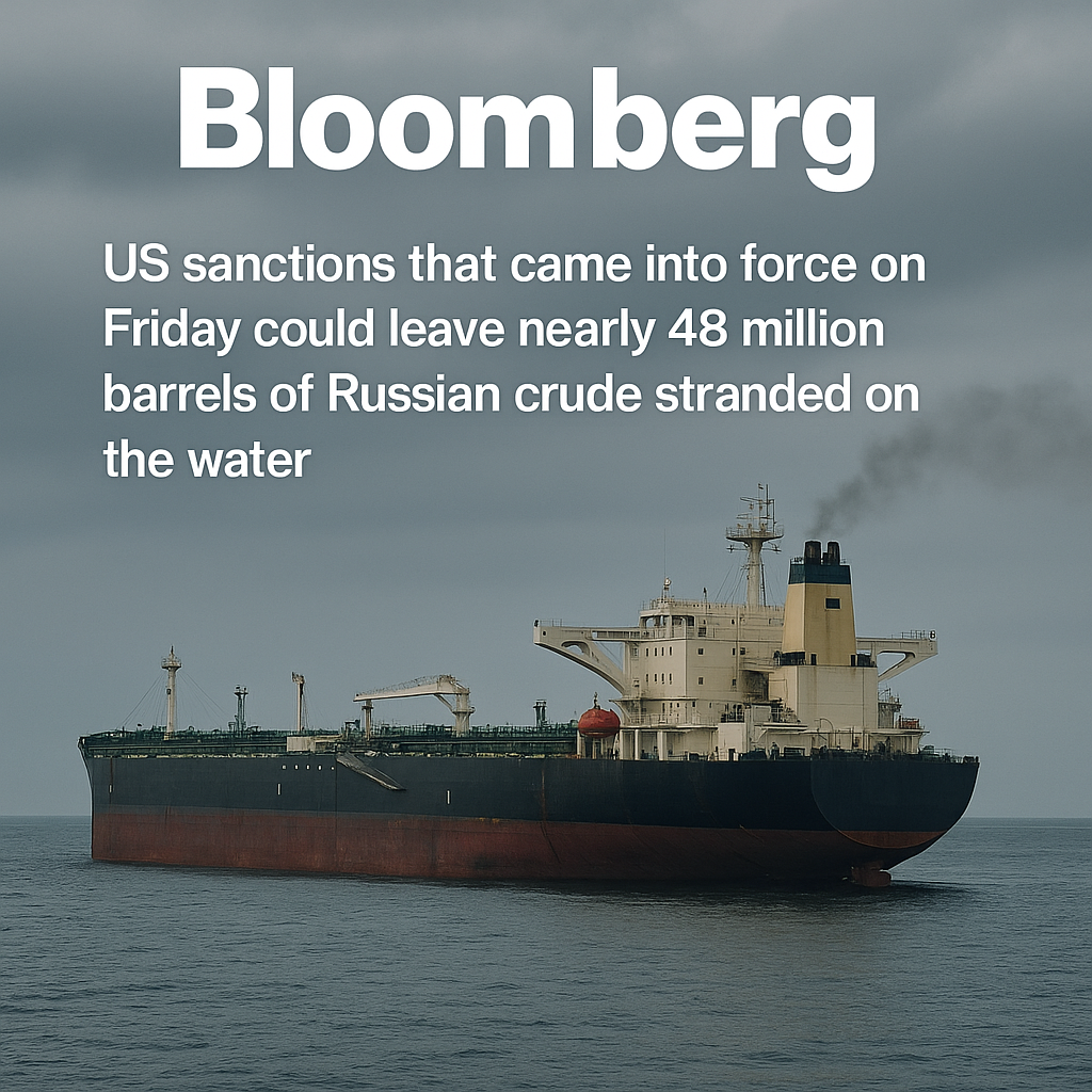 US Sanctions Risk Leaving Russian Oil Stranded at Sea