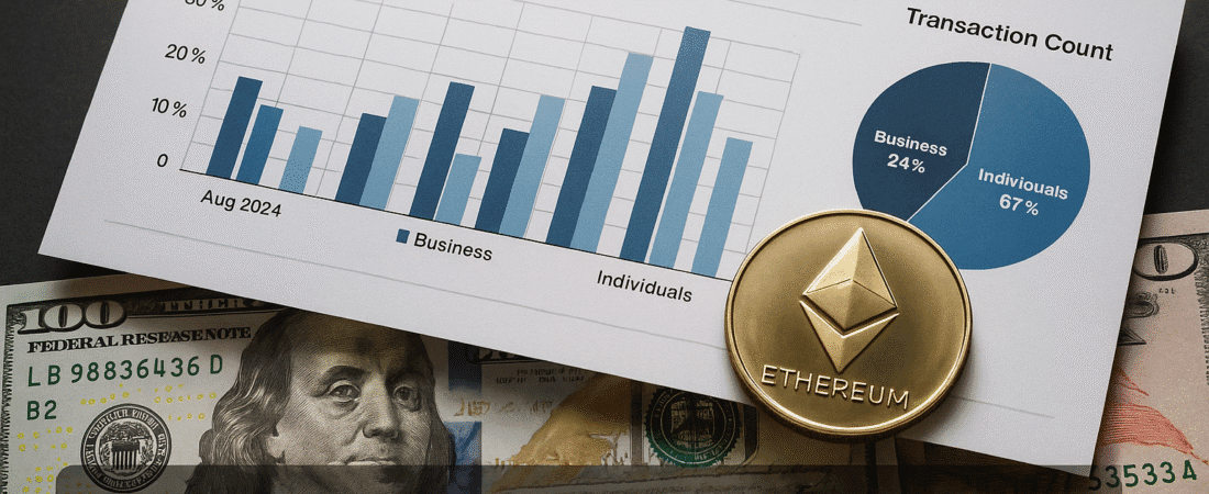 Shift in Ethereum Stablecoin Usage: B2B Transactions Surge 156%, P2B Payments Increase by 167%