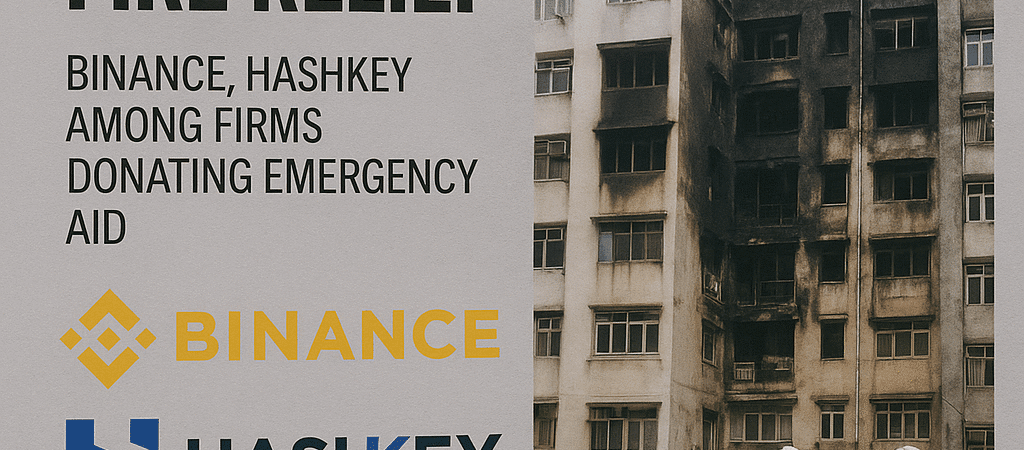Crypto Companies Pledge HK$57 Million in Immediate Relief Following Hong Kong’s Deadliest Fire