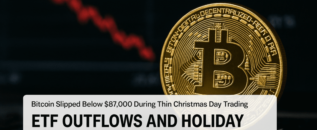 Crypto Market Faces Extreme Fear on Christmas as ETF Outflows Continue