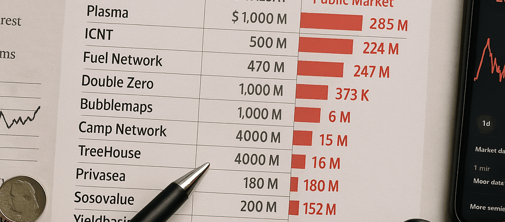 Venture Capital Optimism Diminishes as 2025 Crypto Ventures Plummet Below Initial Valuations