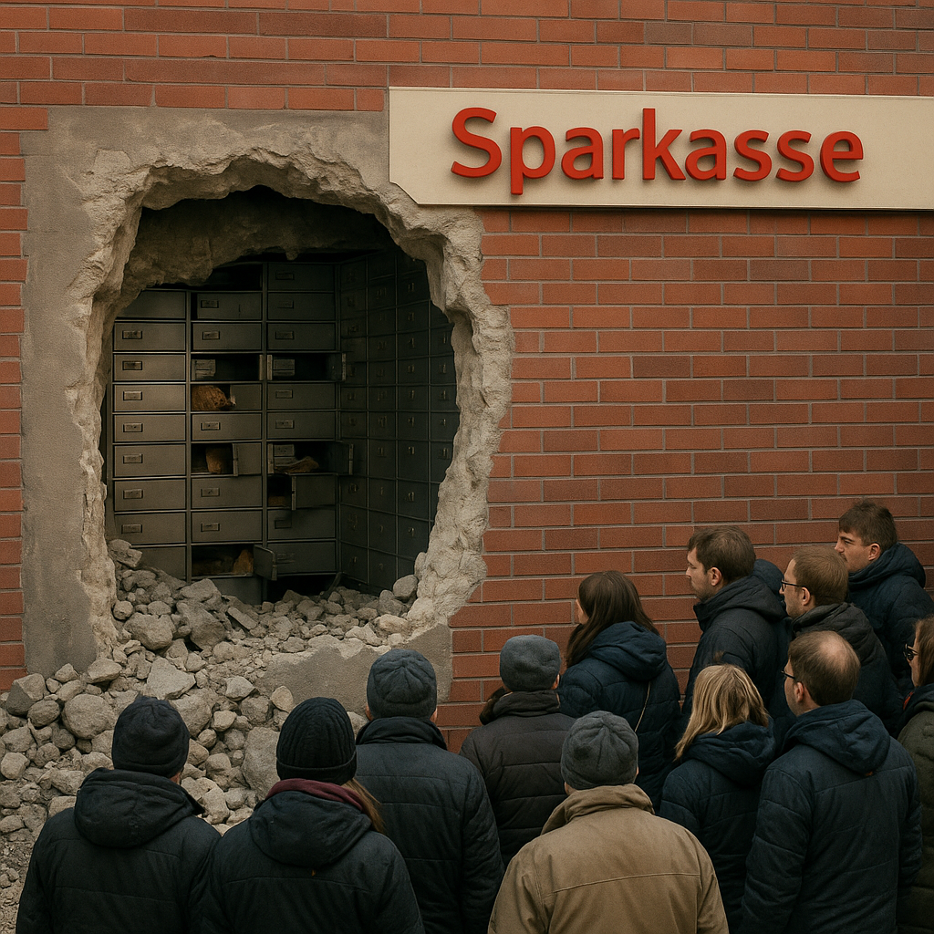 Robbers Drill into German Bank Vault, Stealing Millions