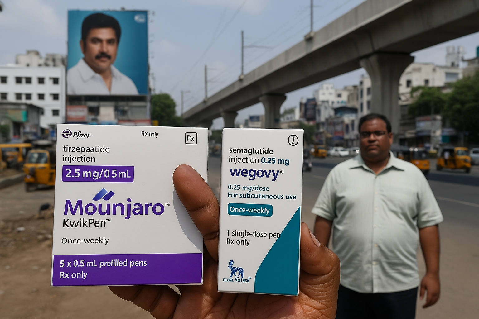 Eli Lilly and Novo Nordisk Compete for Dominance in India’s Obesity Medication Market
