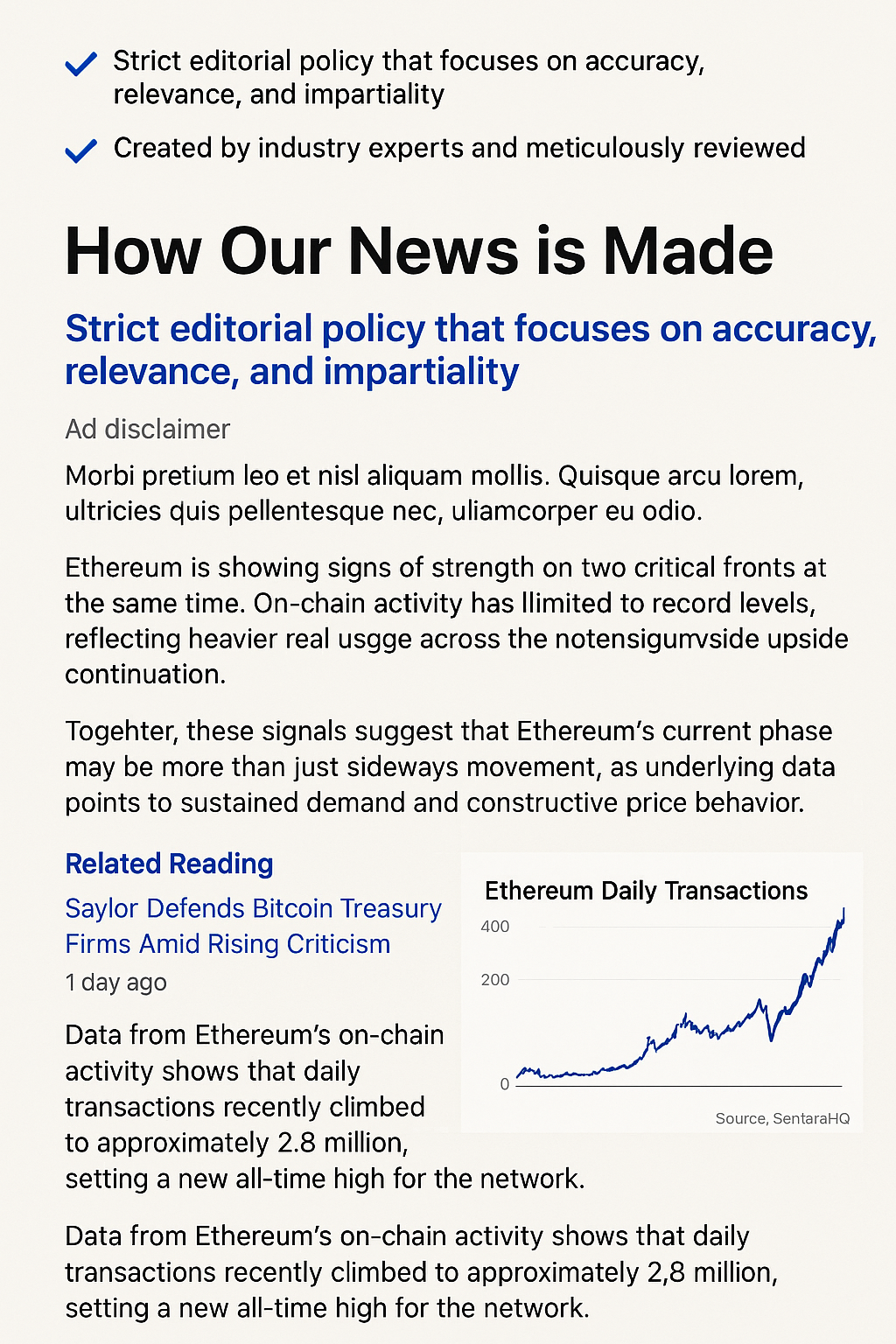 Surge in Ethereum Network Activity Indicates Potential for Continued Growth