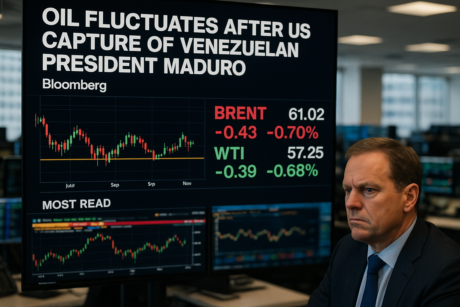 Oil Prices Volatile as Investors Assess US Capture of Venezuela’s Maduro