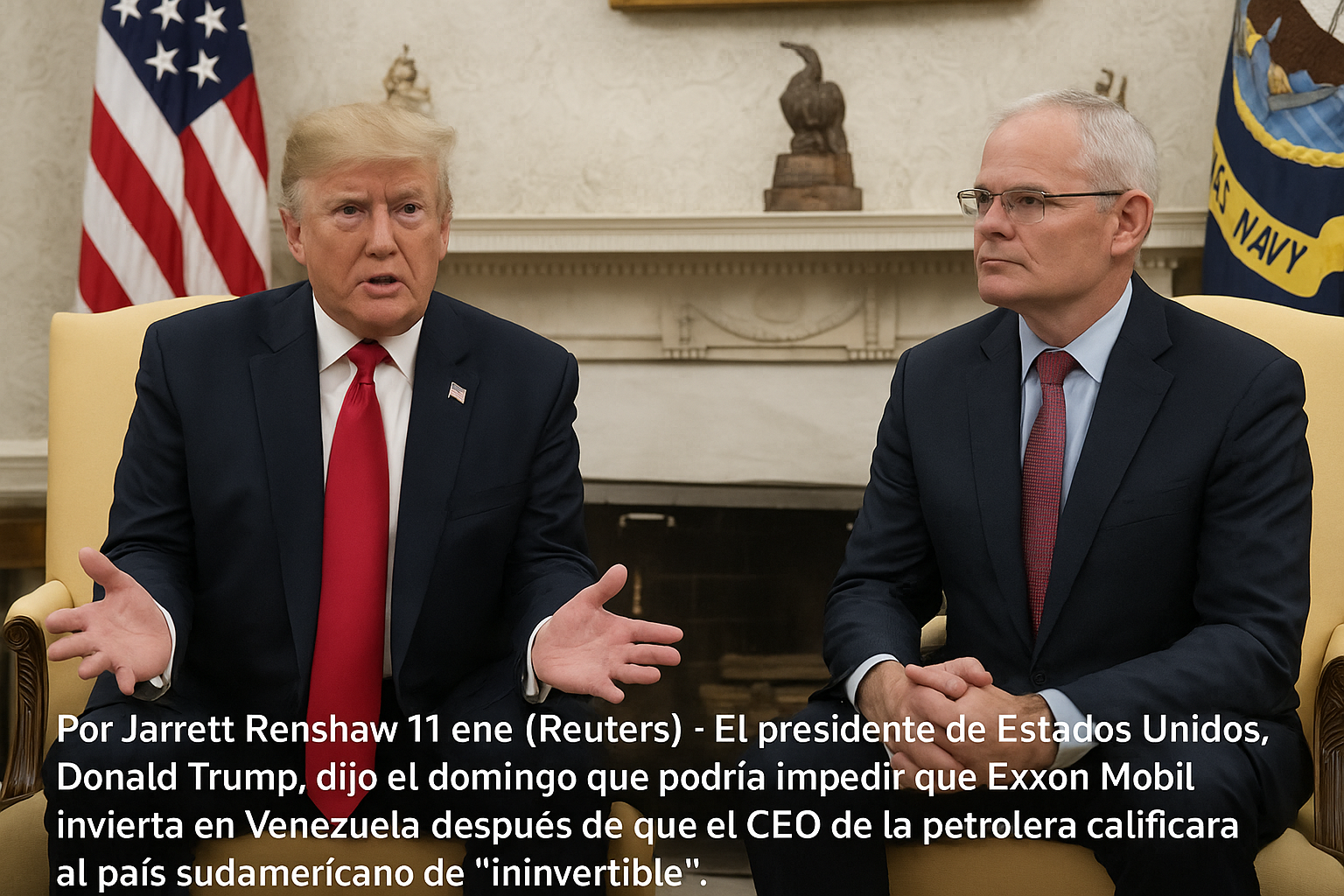 Trump’s Remarks Could Keep Exxon Out of Venezuela Following CEO’s ‘Uninvestable’ Claim