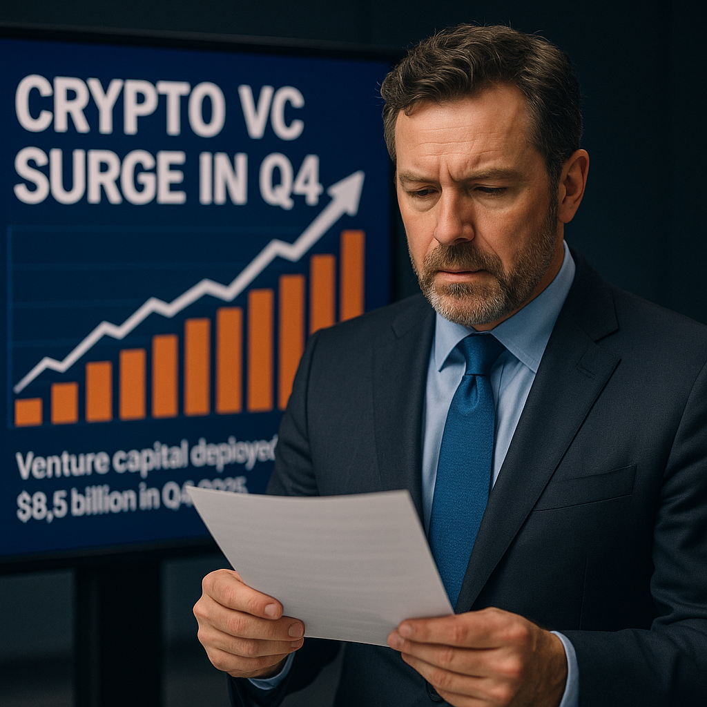Surge in Crypto Venture Capital in Q4 2025: $8.5 Billion Invested in Later-Stage Startups