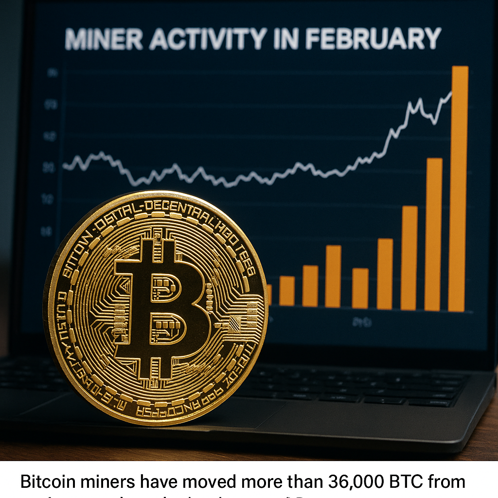 Bitcoin Miners Withdraw 36,000 BTC Amid Rising Bullish Sentiment
