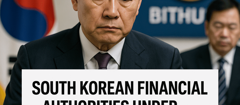 Bithumb Bitcoin Misstep: $1.3B Mistake Triggers Investigation into Financial Oversight Failures
