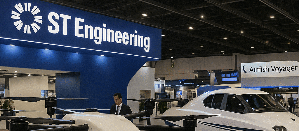 ST Engineering Unveils Cargo Drone and Marine Craft at Singapore Airshow, Marking New Growth Phase