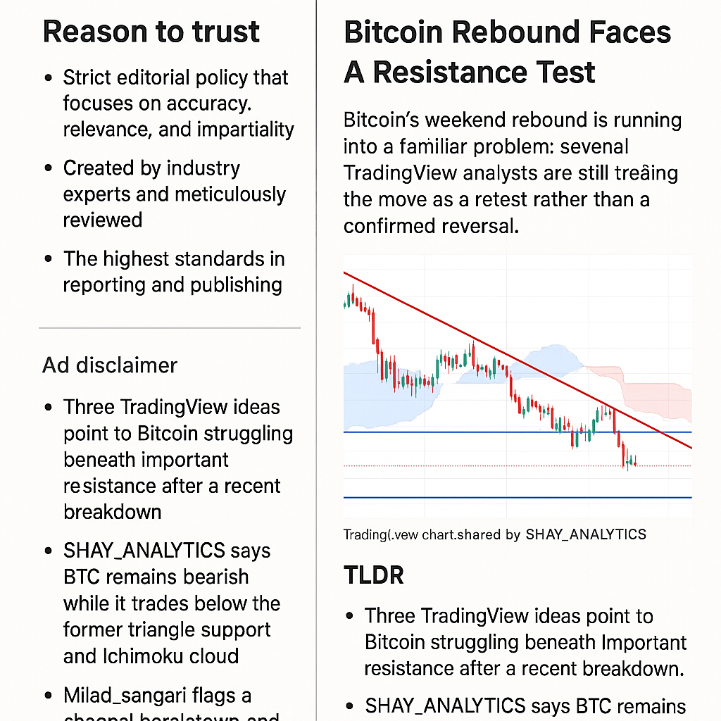 Bitcoin Bears Target Lower Levels as Analysts Highlight Challenges to Recovery